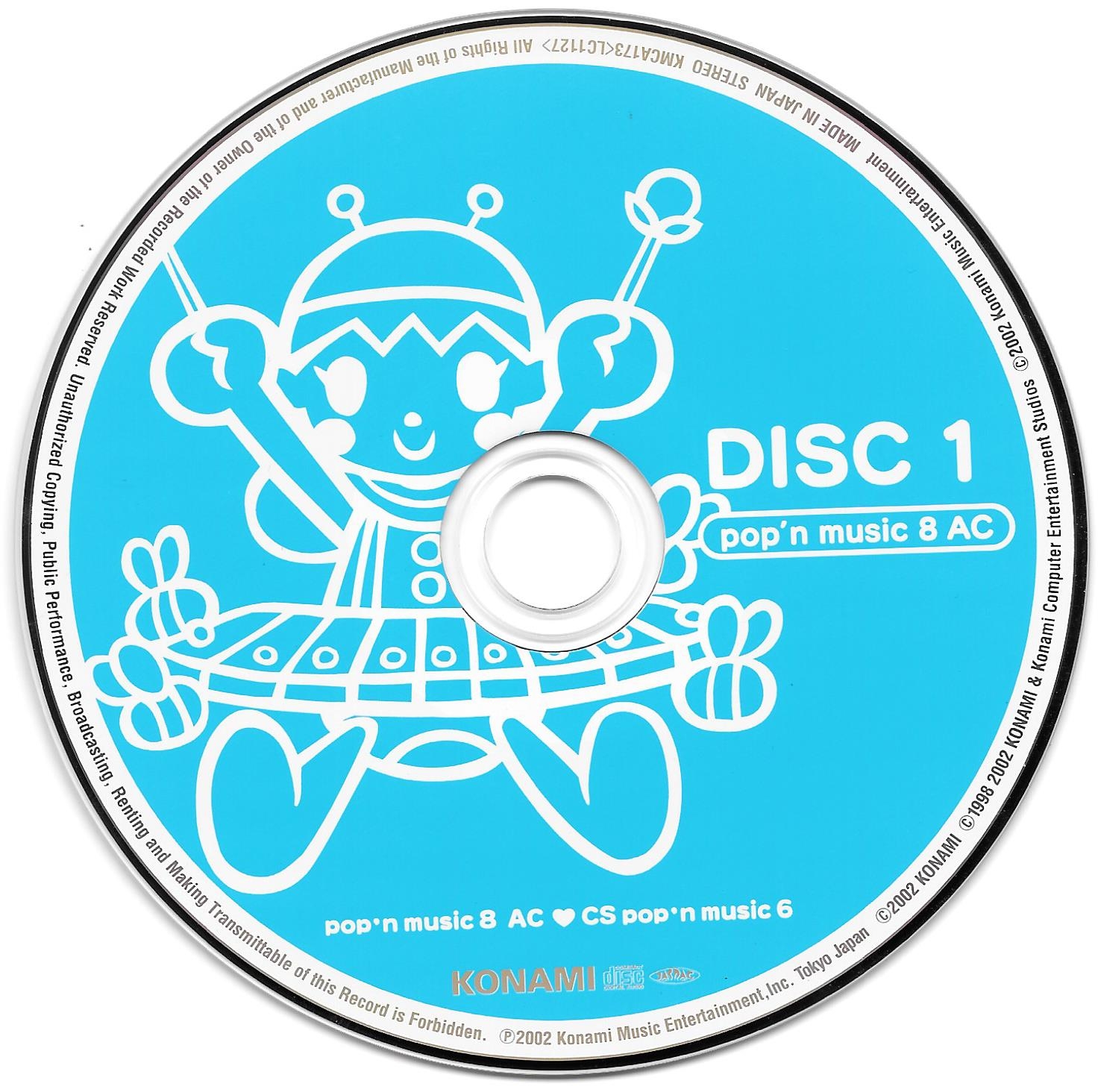 pop'n music 8 AC ♥ CS pop'n music 6 (2002) MP3 - Download